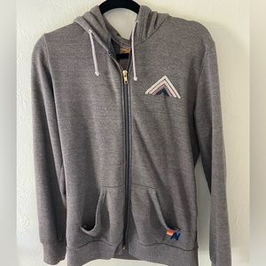 Aviator nation hoodie - heather grey